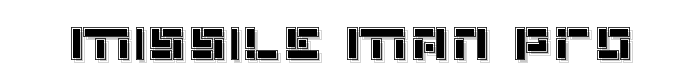 Missile Man Pro font